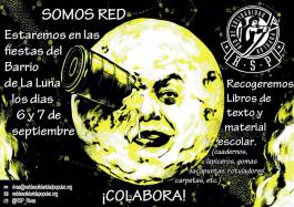 Fiestas del Barrio de La Luna. Campaña de apoyo a la educación pública